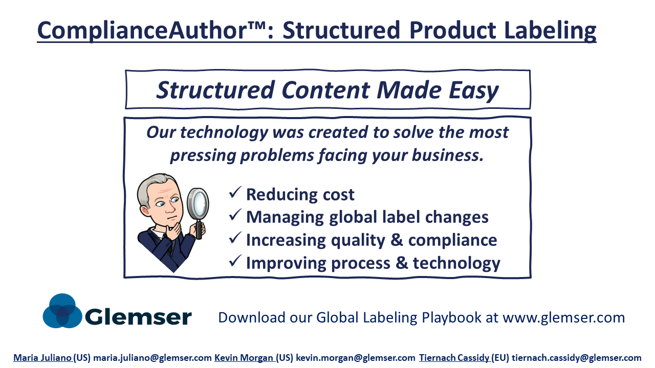 ComplianceAuthor™: Structured Product Labeling